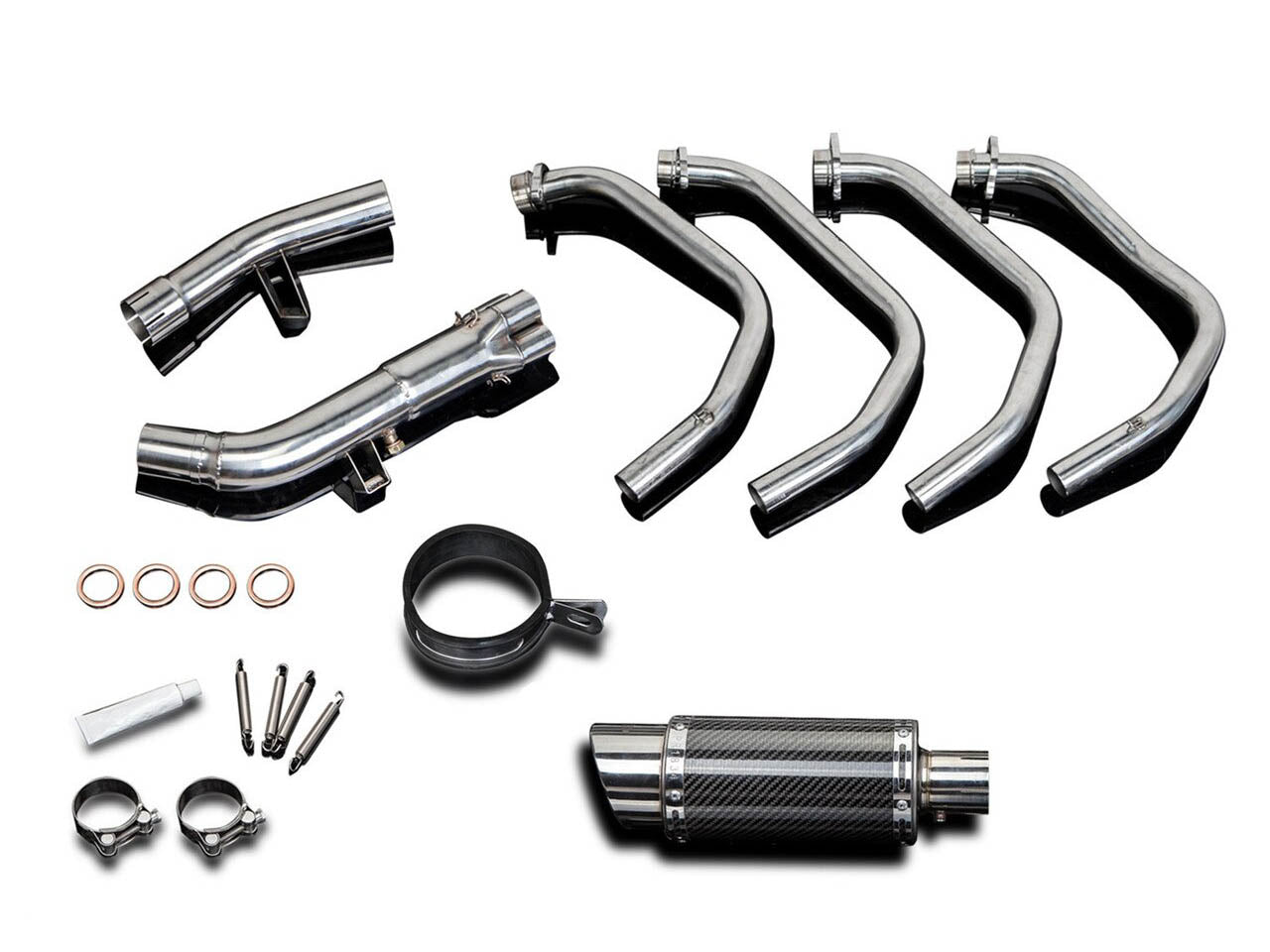 DELKEVIC Suzuki GSF650 Bandit (09/15) Full Exhaust System Mini 8" Carbon