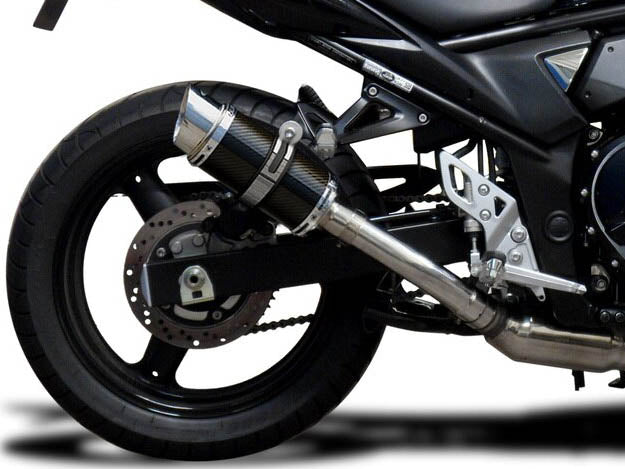 DELKEVIC Suzuki GSF650 Bandit (09/15) Full Exhaust System Mini 8" Carbon