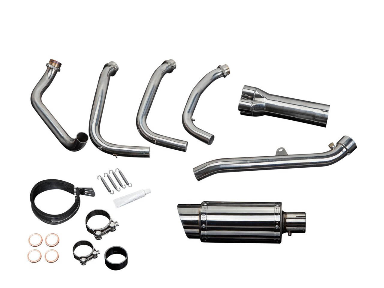 DELKEVIC Honda CBR1100XX Blackbird Full Exhaust System 4-1 with Mini 8" Silencer