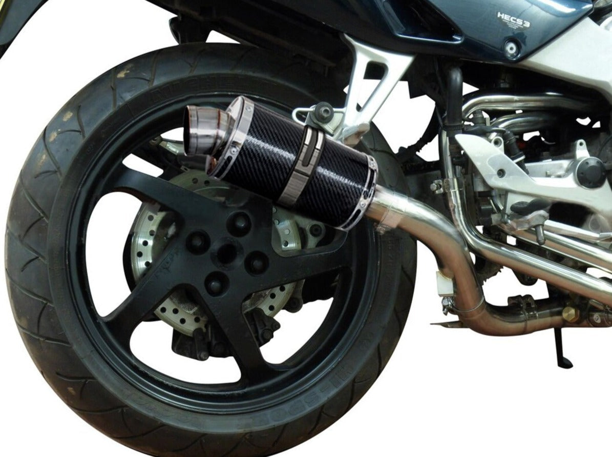 DELKEVIC Honda VFR800 Interceptor (98/01) Full Exhaust System with DS70 9" Carbon Silencer