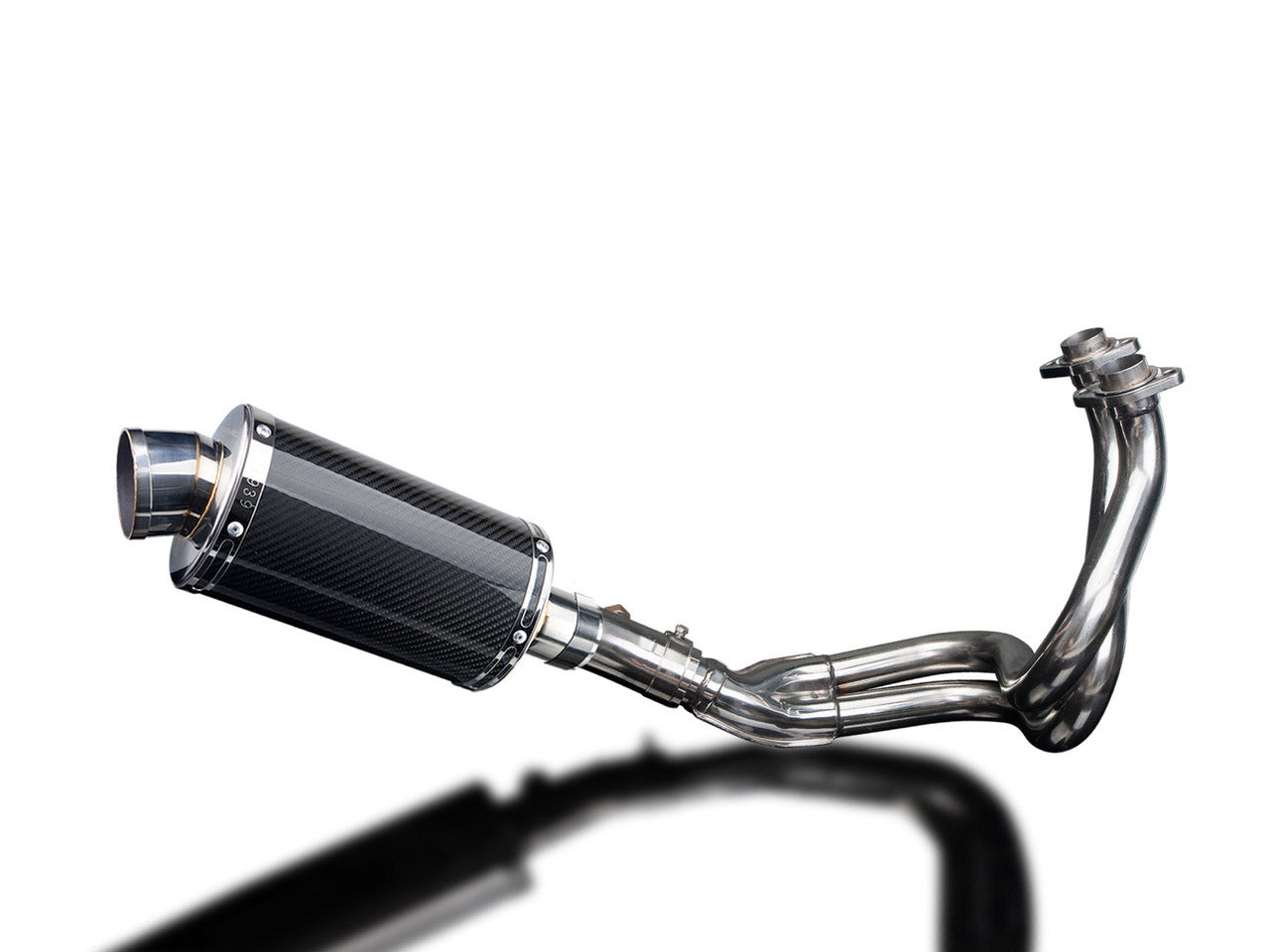 DELKEVIC Kawasaki Ninja 650 (06/11) Full Exhaust System with DS70 9" Carbon Silencer