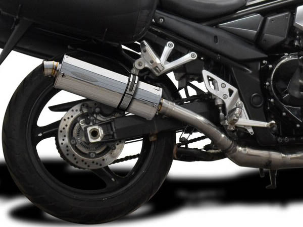 DELKEVIC Suzuki GSX1250FA Traveller Full Exhaust System with Stubby 14" Silencer