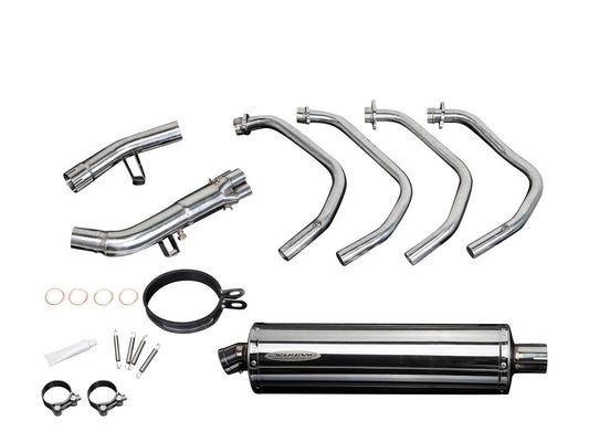 DELKEVIC Suzuki GSX650F Full Exhaust System Stubby 18"