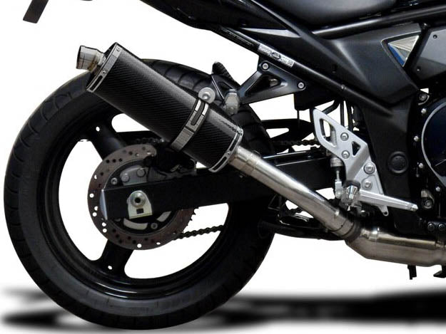 DELKEVIC Suzuki GSF650 Bandit (09/15) Full Exhaust System Stubby 14" Carbon