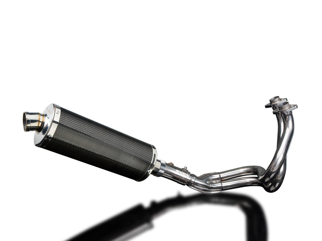 DELKEVIC Kawasaki Ninja 650 (06/11) Full Exhaust System with Stubby 14" Carbon Silencer