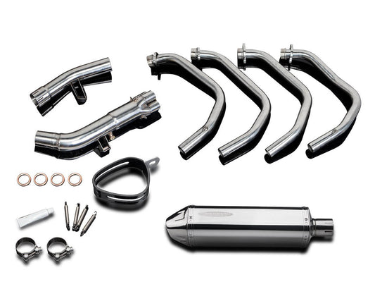 DELKEVIC Suzuki GSX650F Full Exhaust System 13" Tri-Oval