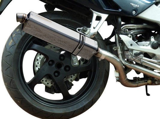 DELKEVIC Honda VFR800 Interceptor (98/01) Full Exhaust System with Stubby 17" Tri-Oval Silencer