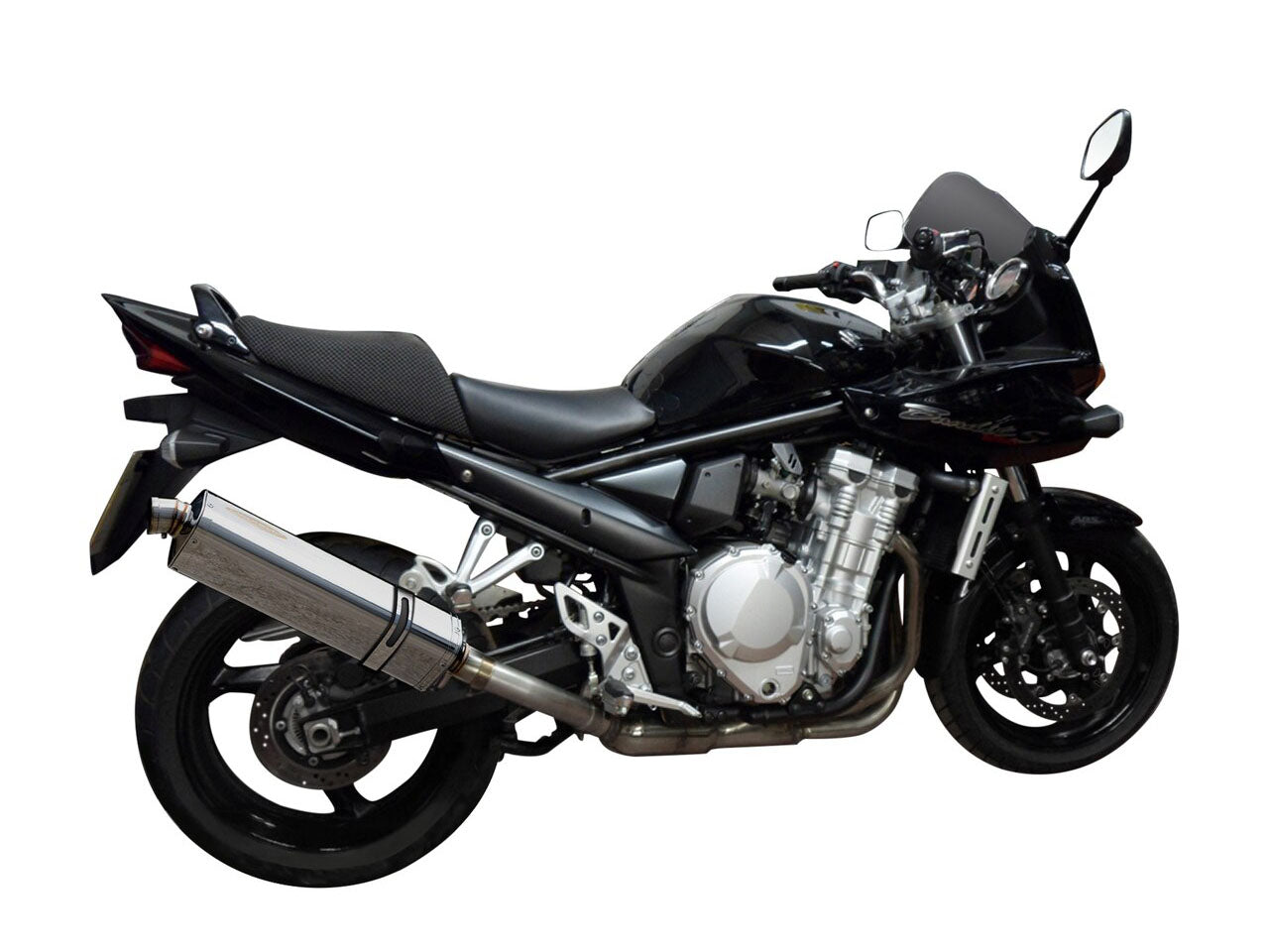 DELKEVIC Suzuki GSF1250 Bandit Full Exhaust System with Stubby 17" Tri-Oval Silencer