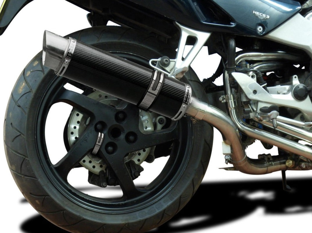 DELKEVIC Honda VFR800 Interceptor (98/01) Full Exhaust System with DL10 14" Carbon Silencer