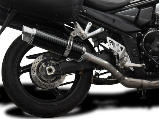 DELKEVIC Suzuki GSX1250FA Traveller Full Exhaust System with DL10 14" Carbon Silencer