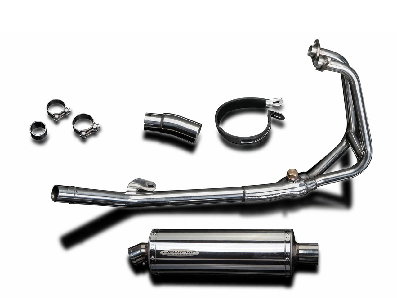 DELKEVIC Kawasaki Ninja 250R (11/13) Full Exhaust System with Stubby 14" Silencer