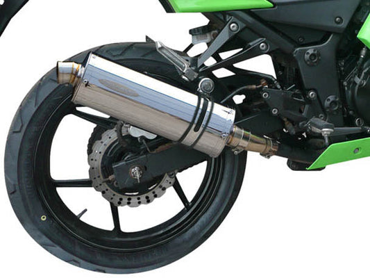 DELKEVIC Kawasaki Ninja 250R (11/13) Full Exhaust System with Stubby 14" Silencer