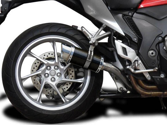 DELKEVIC Honda VFR1200F Interceptor Slip-on Exhaust Mini 8" Carbon