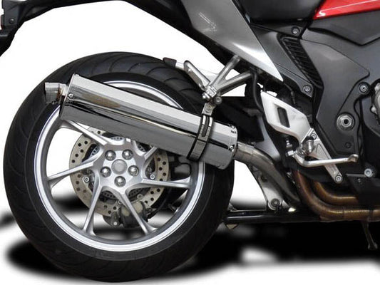 DELKEVIC Honda VFR1200F Interceptor Slip-on Exhaust Stubby 18"