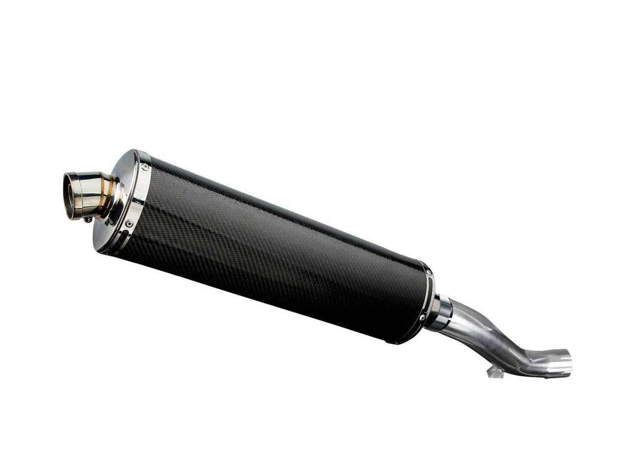 DELKEVIC Honda VFR1200F Interceptor Slip-on Exhaust Stubby 18" Carbon