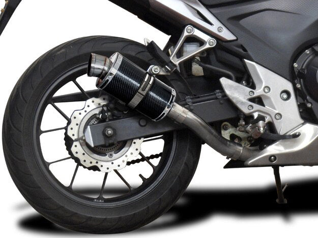 DELKEVIC Honda CBR500R Slip-on Exhaust DS70 9" Carbon