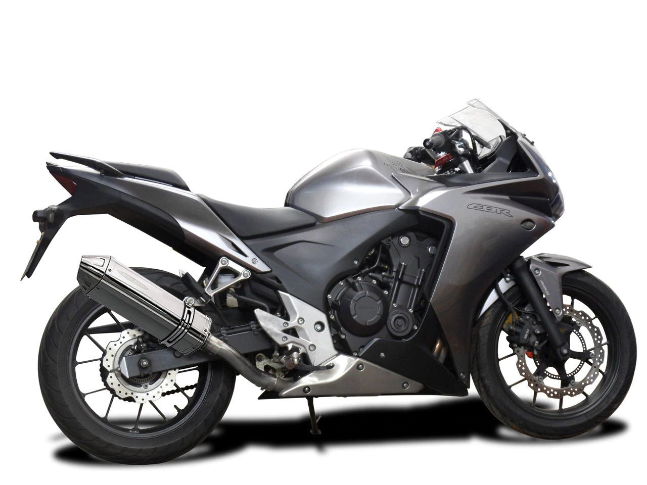 DELKEVIC Honda CBR500R Slip-on Exhaust 13" Tri-Oval