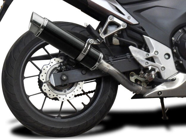 DELKEVIC Honda CBR500R Slip-on Exhaust DL10 14" Carbon