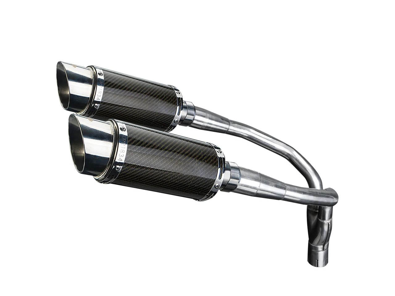 DELKEVIC Honda CB900F (02/07) Slip-on Exhaust Mini 8" Carbon