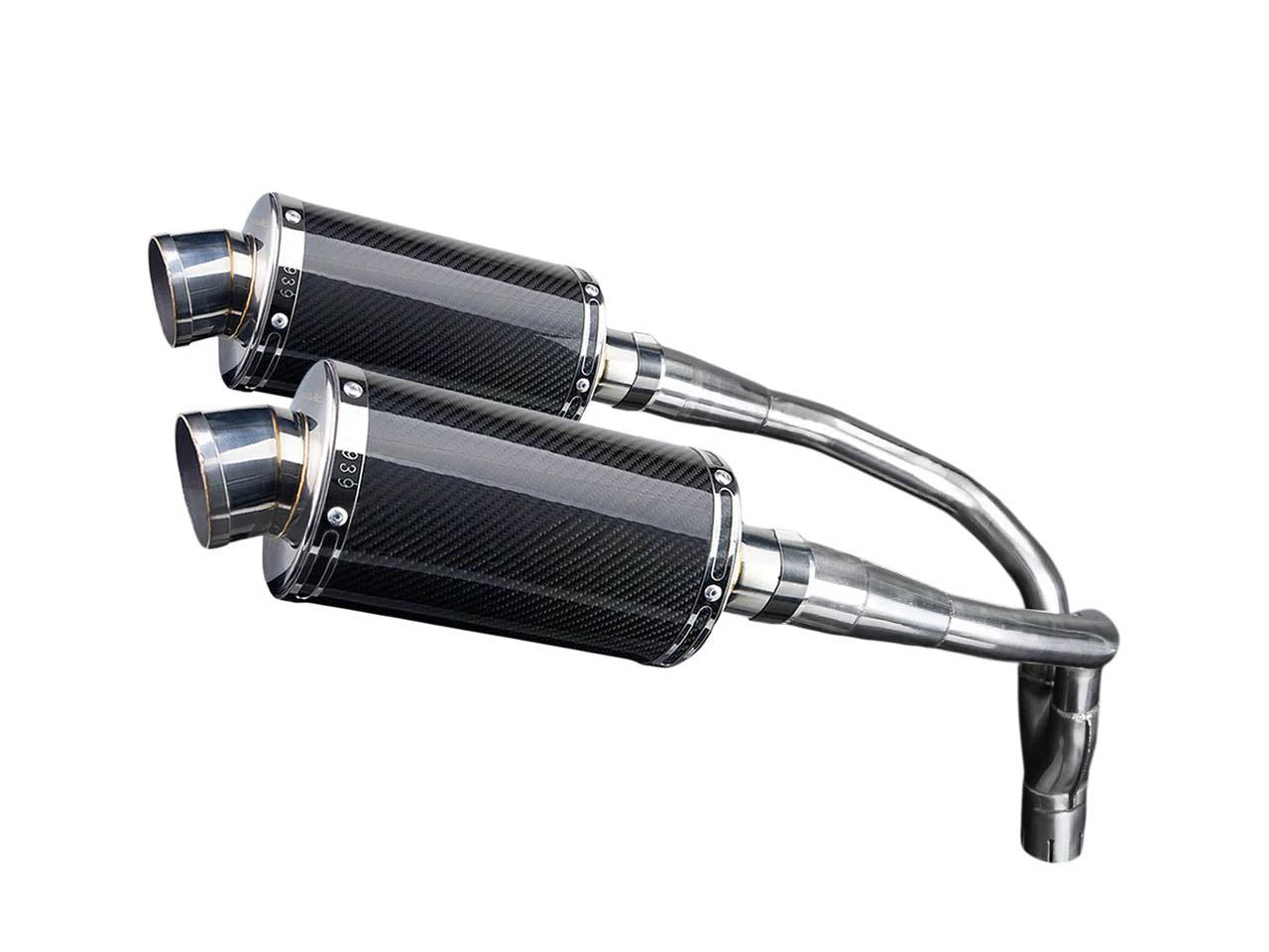 DELKEVIC Honda CB900F (02/07) Slip-on Exhaust DS70 9" Carbon