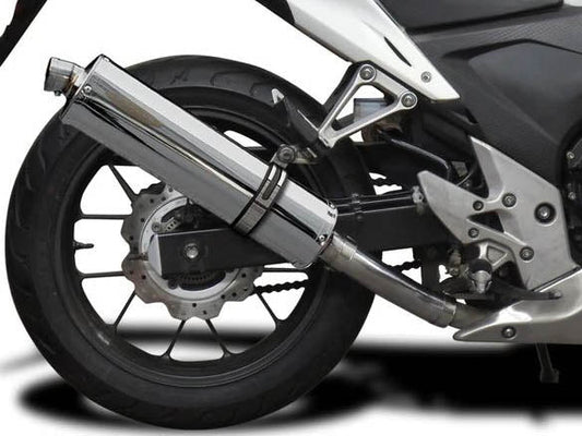 DELKEVIC Honda CB500F (13/18) Slip-on Exhaust Stubby 18"