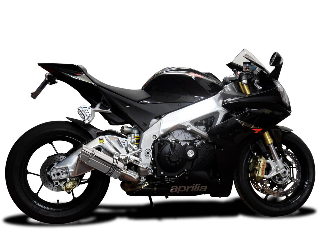 DELKEVIC Aprilia RSV4 (09/14) Slip-on Exhaust Mini 8"