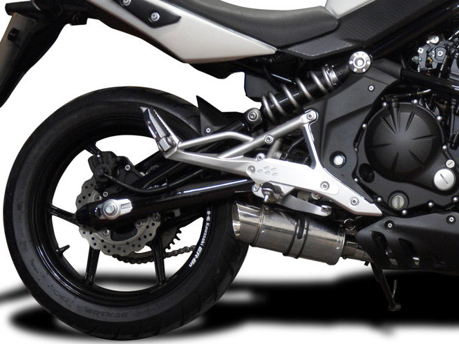 DELKEVIC Kawasaki ER-6N (09/11) Full Exhaust System with Mini 8" Silencer