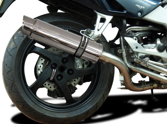 DELKEVIC Honda VFR800 Interceptor (98/01) Full Exhaust System with SL10 14" Silencer