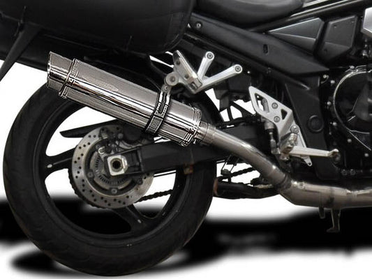 DELKEVIC Suzuki GSX1250FA Traveller Full Exhaust System with SL10 14" Silencer