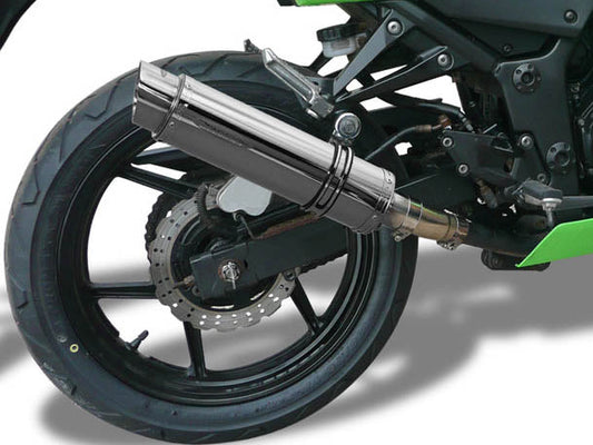 DELKEVIC Kawasaki Ninja 250R (11/13) Full Exhaust System with SL10 14" Silencer