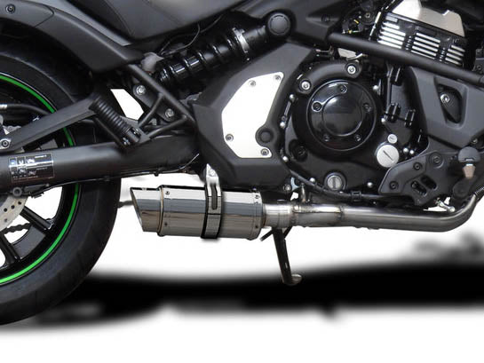 DELKEVIC Kawasaki Vulcan S EN650 (15/20) Full Exhaust System with Mini 8" Silencer