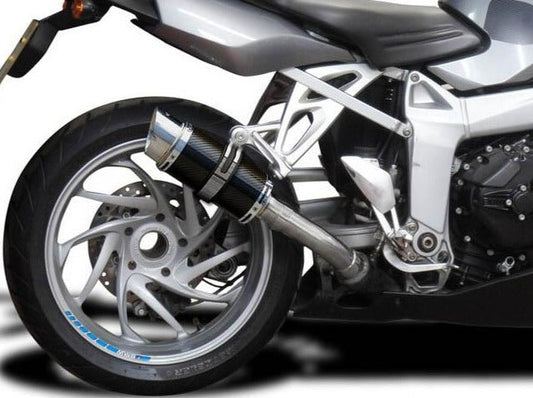 DELKEVIC BMW K1200S Slip-on Exhaust Mini 8" Carbon