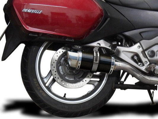 DELKEVIC Honda NT700V Deauville (06/14) Slip-on Exhaust Mini 8" Carbon