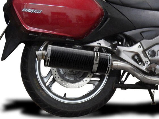 DELKEVIC Honda NT700V Deauville (06/14) Slip-on Exhaust Stubby 14" Carbon