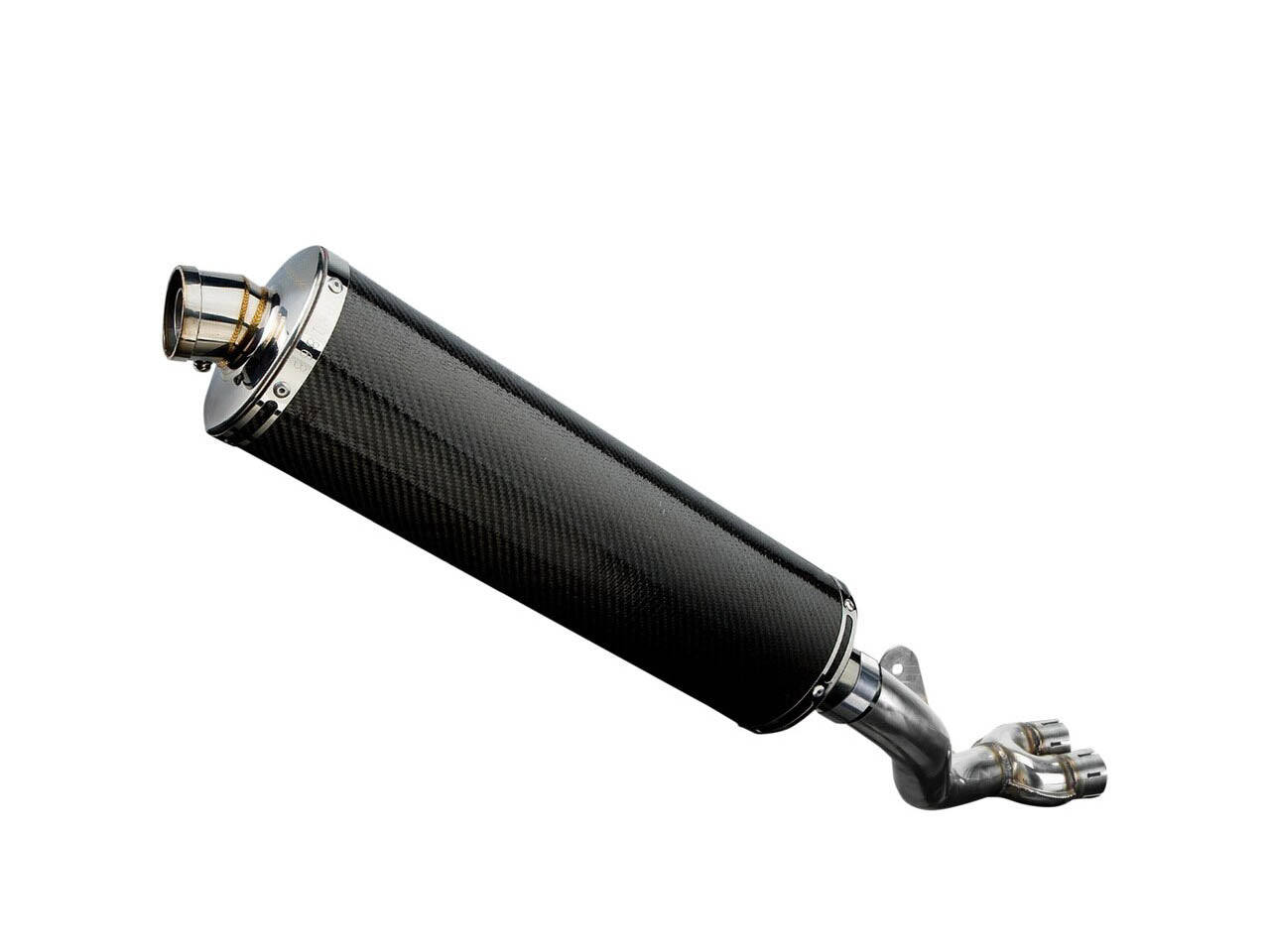 DELKEVIC Honda CB1000R (08/16) Slip-on Exhaust Stubby 18" Carbon