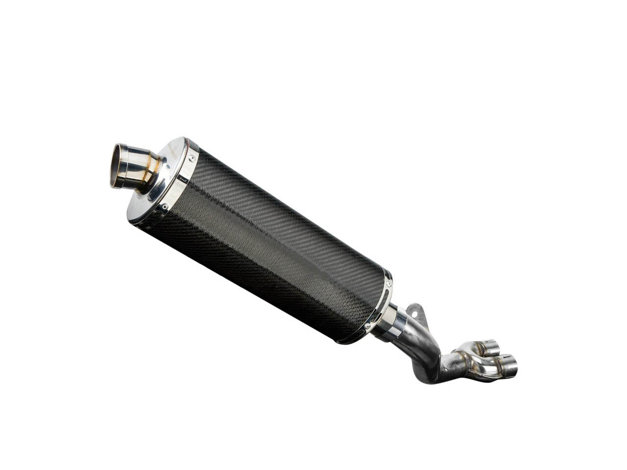 DELKEVIC Honda CB1000R (08/16) Slip-on Exhaust Stubby 14" Carbon