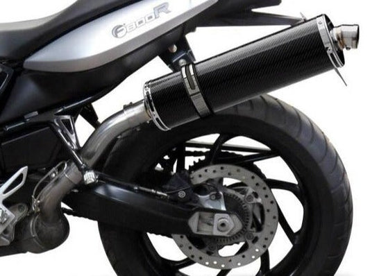 DELKEVIC BMW F800R (09/16) Slip-on Exhaust Stubby 18" Carbon