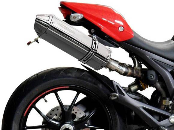 DELKEVIC Ducati Monster 796 Slip-on Exhaust 13" Tri-Oval