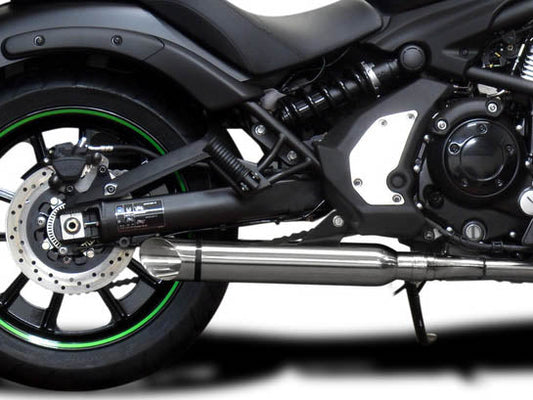 DELKEVIC Kawasaki Vulcan S EN650 (15/20) Full Exhaust System with Slash Cut Tip 16" Silencer