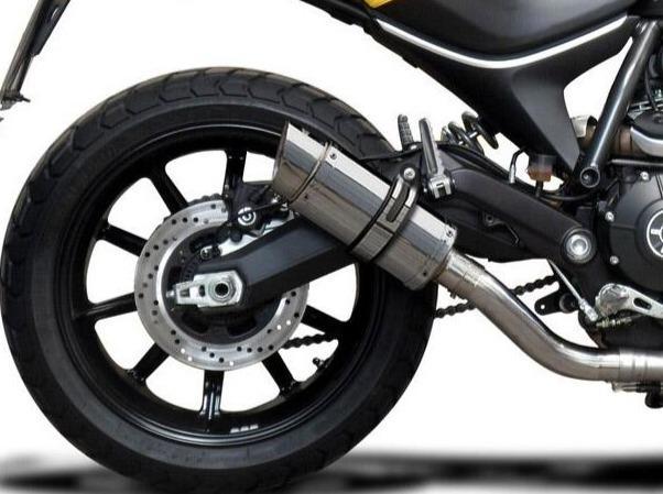 DELKEVIC Ducati Scrambler 800 Slip-on Exhaust Mini 8"