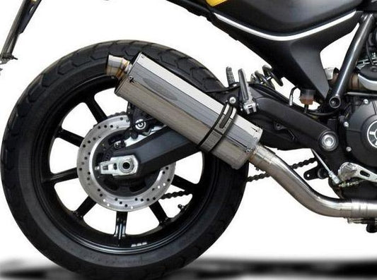 DELKEVIC Ducati Scrambler 800 Slip-on Exhaust Stubby 14"