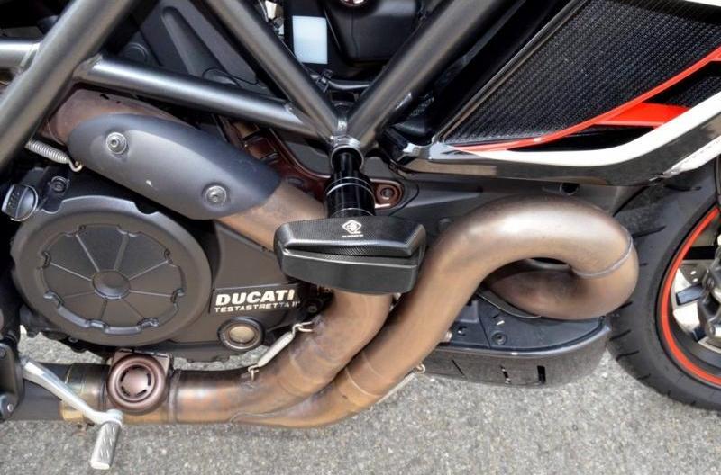 PTDV01 - DUCABIKE Ducati Diavel 1200 (10/18) Frame Crash Protection Siders