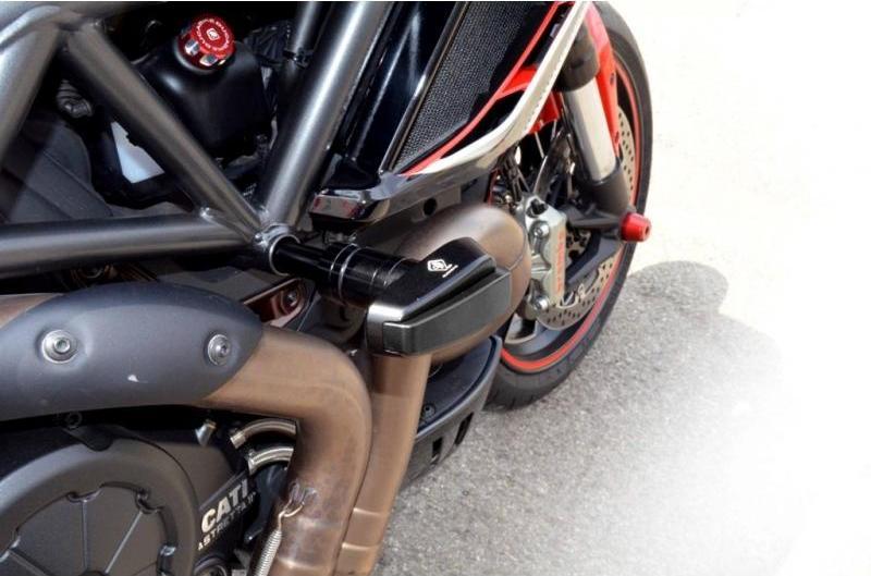 PTDV01 - DUCABIKE Ducati Diavel 1200 (10/18) Frame Crash Protection Siders