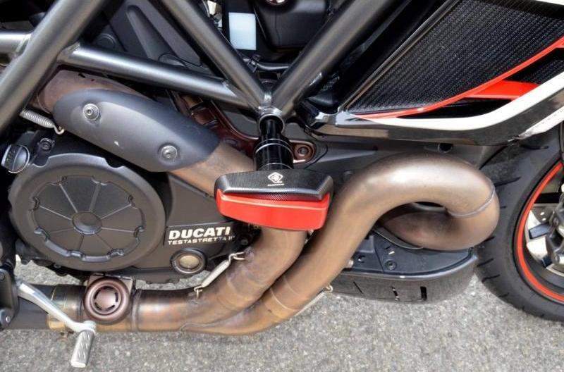 PTDV01 - DUCABIKE Ducati Diavel 1200 (10/18) Frame Crash Protection Siders