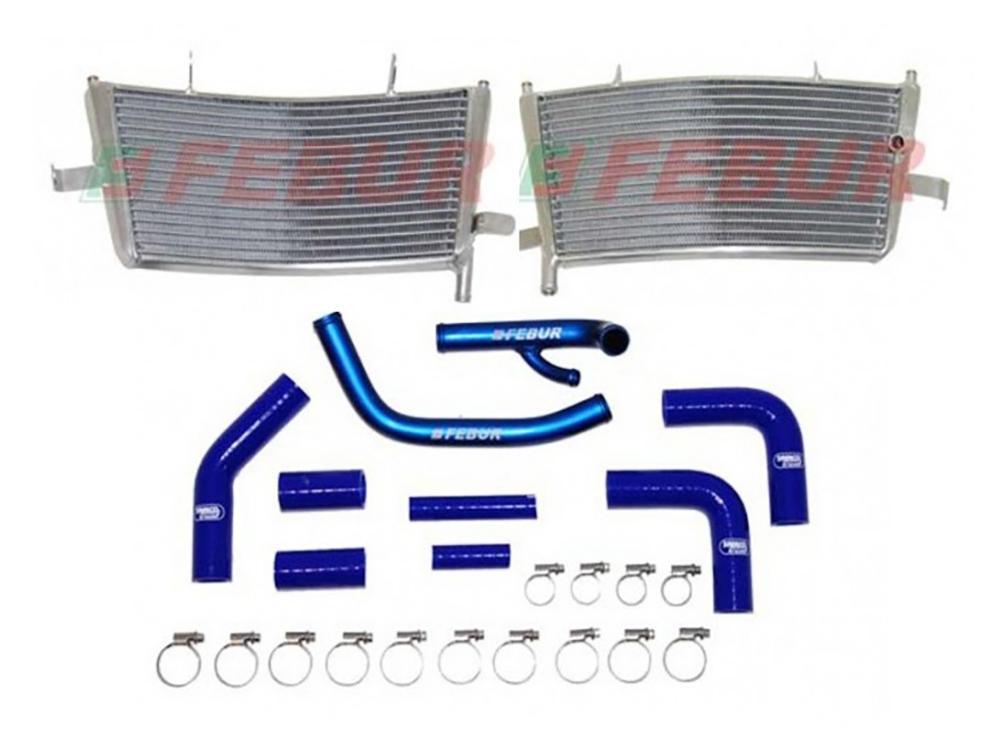 FEBUR Aprilia RSV4 (2015+) Additional Racing Water Radiator (With silicon hoses)