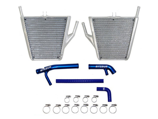 FEBUR Yamaha YZF-R6 (08/16) Additional Racing Water Radiator (With silicon hoses)