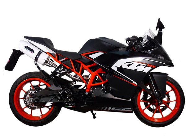 GPR KTM 390 RC (15/16) Slip-on Exhaust "Albus Ceramic" (EU homologated)