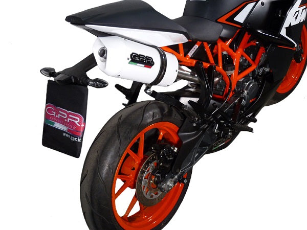 GPR KTM 125 RC (14/16) Slip-on Exhaust "Albus Ceramic" (EU homologated)