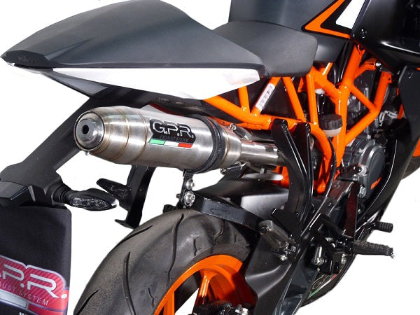 GPR KTM 125 Duke (11/16) Slip-on Exhaust "Deeptone Inox"