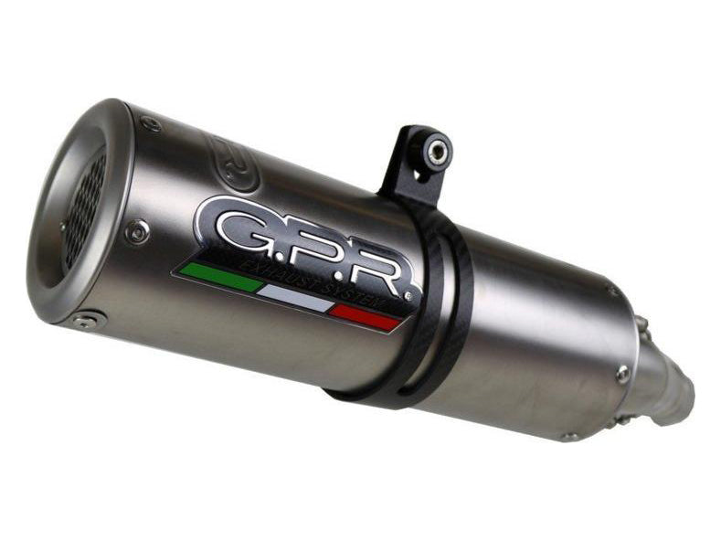 GPR Ducati Monster 1200 Slip-on Exhaust "M3 Titanium Natural" (EU homologated)